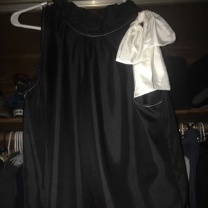 J Crew-Collection silk twill top with fixed bow